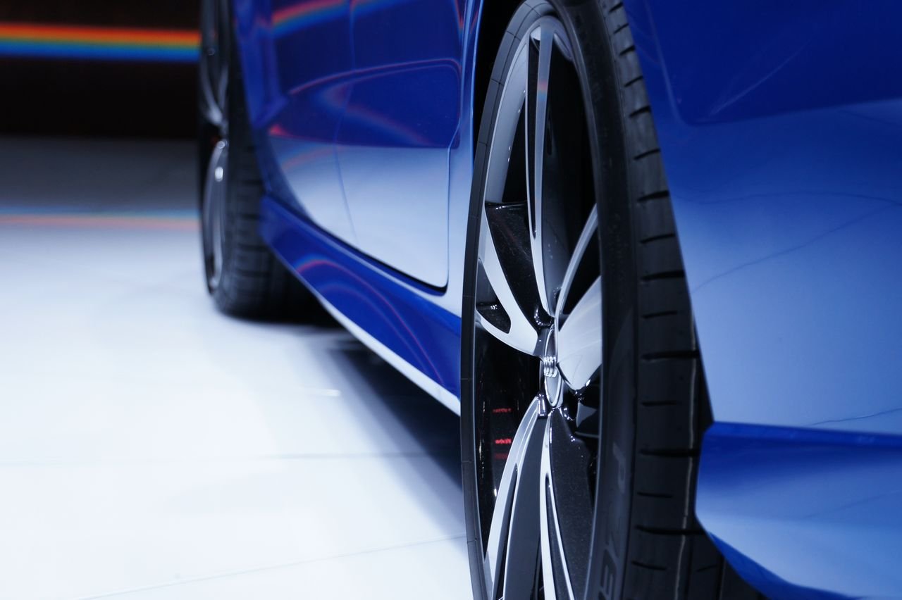 Professionally detailed automobile